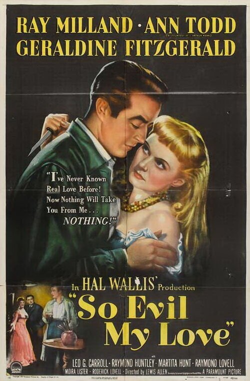 Обложка (Постер) Такая злая, любовь моя / So Evil My Love (1948) SATRip Обложка (Постер) Такая злая, любовь моя / So Evil My Love (1948) SATRip