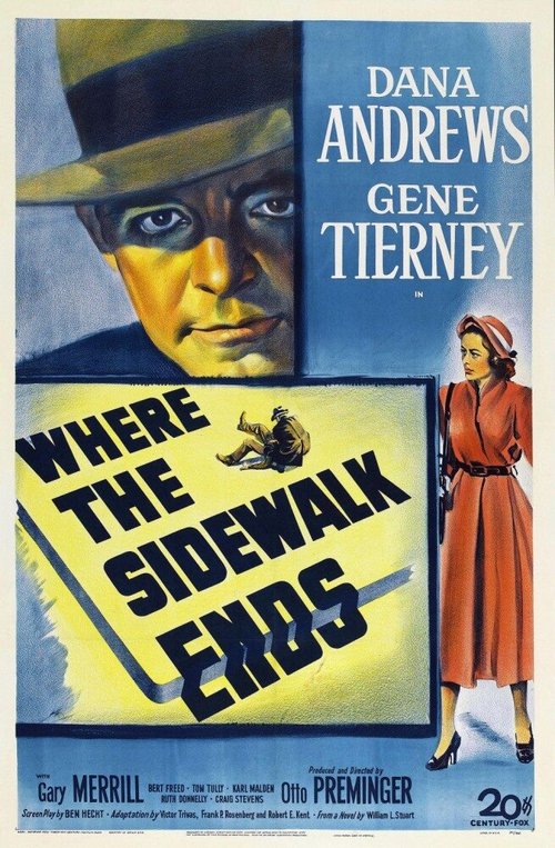 Обложка (Постер) Там, где кончается тротуар / Where the Sidewalk Ends (1950) SATRip Обложка (Постер) Там, где кончается тротуар / Where the Sidewalk Ends (1950) SATRip