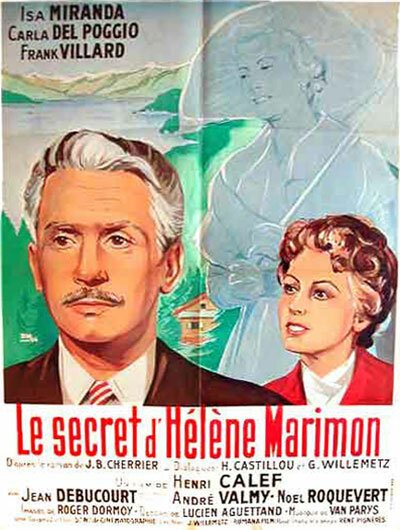 Обложка (Постер) Тайна Элен Маримон / Le secret d'Hélène Marimon (1954) SATRip