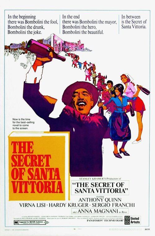 Обложка (Постер) Тайна Санта-Виттории / The Secret of Santa Vittoria (1969) SATRip