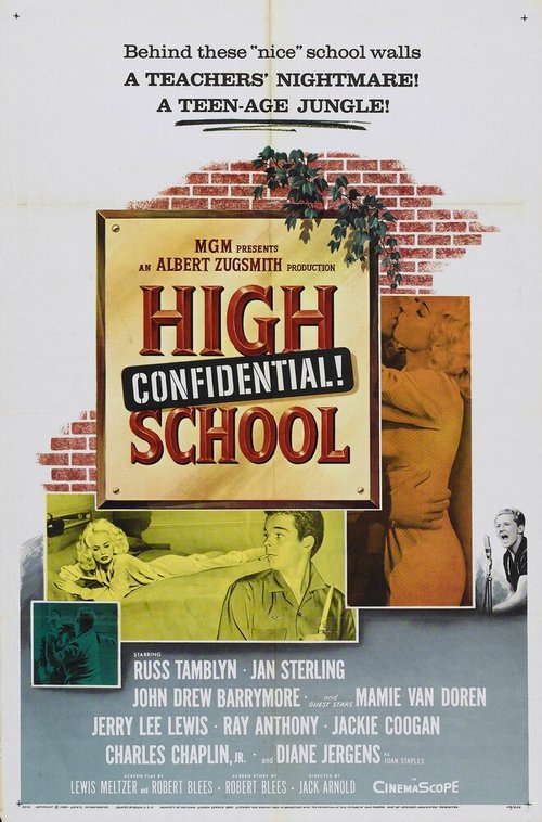 Обложка (Постер) Тайна средней школы / High School Confidential! (1958) SATRip Обложка (Постер) Тайна средней школы / High School Confidential! (1958) SATRip
