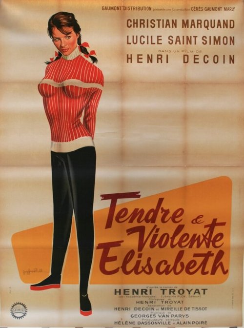 Обложка (Постер) Tendre et violente Elisabeth (1960) SATRip Обложка (Постер) Tendre et violente Elisabeth (1960) SATRip