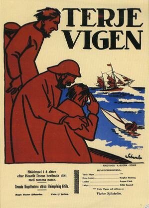Обложка (Постер) Терье Виген / Terje Vigen (1917) SATRip