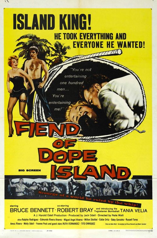 Обложка (Постер) The Fiend of Dope Island (1961) SATRip