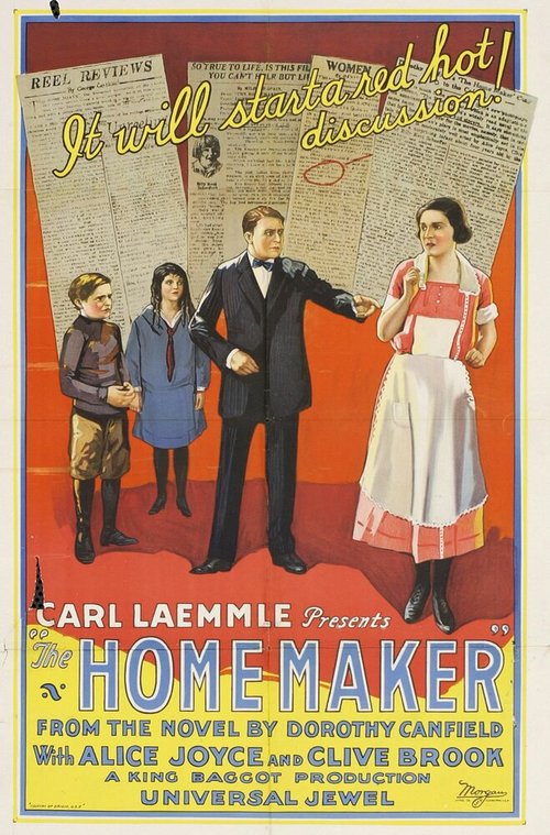 Обложка (Постер) The Home Maker (1925) SATRip