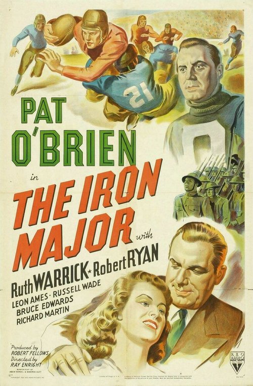 Обложка (Постер) The Iron Major (1943) SATRip Обложка (Постер) The Iron Major (1943) SATRip