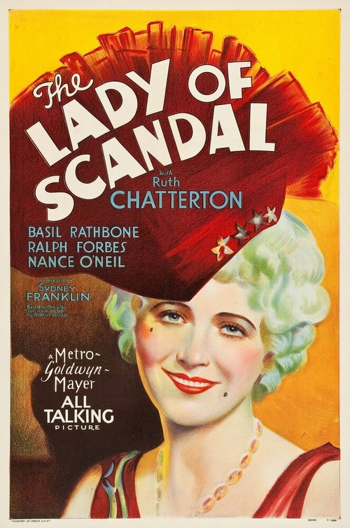 Обложка (Постер) The Lady of Scandal (1930) SATRip