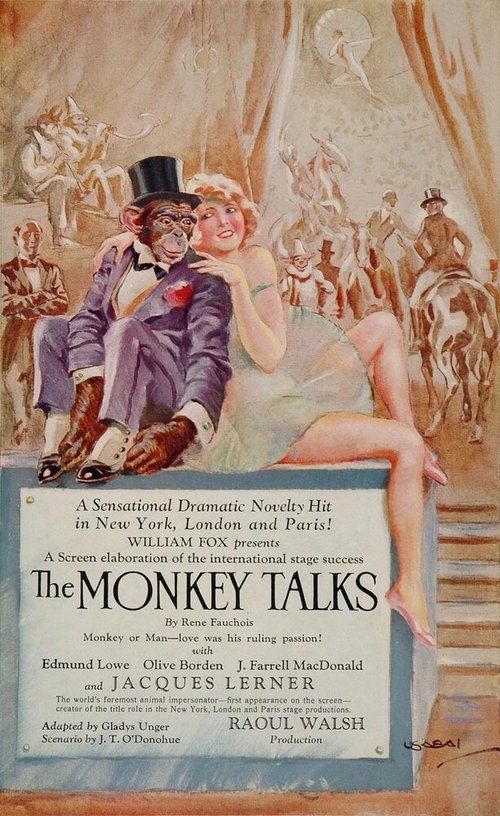 Обложка (Постер) The Monkey Talks (1927) SATRip