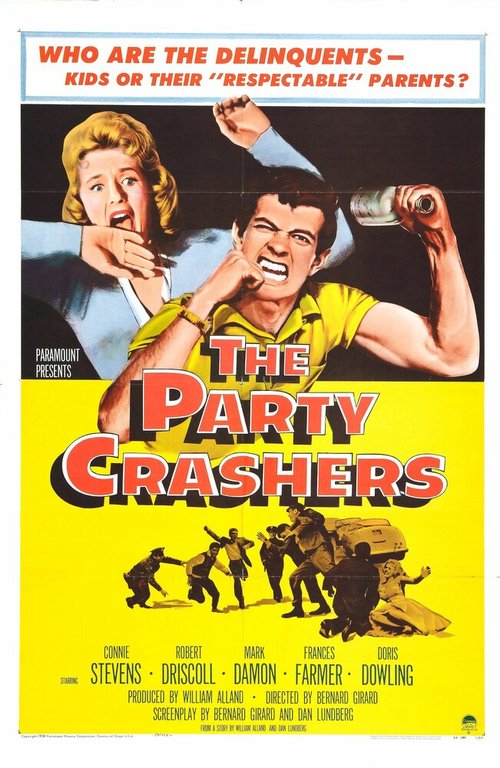 Обложка (Постер) The Party Crashers (1958) SATRip Обложка (Постер) The Party Crashers (1958) SATRip