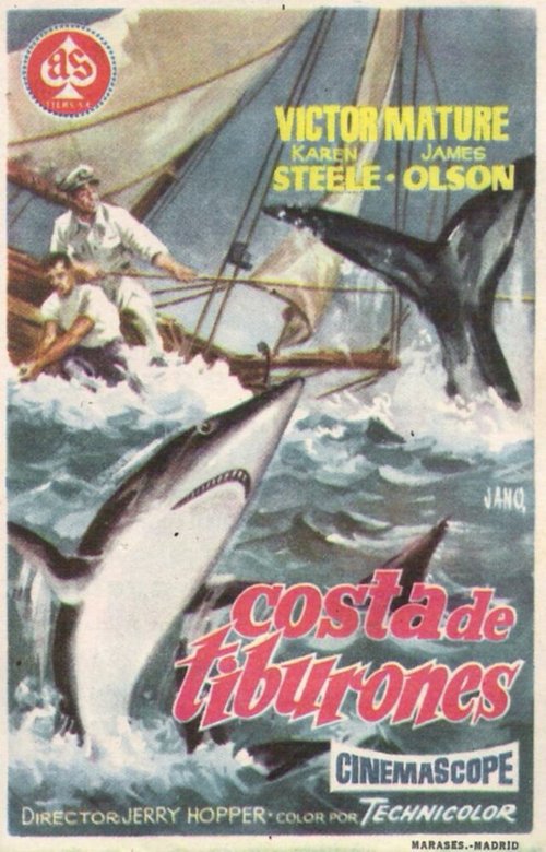 Обложка (Постер) The Sharkfighters (1956) SATRip Обложка (Постер) The Sharkfighters (1956) SATRip