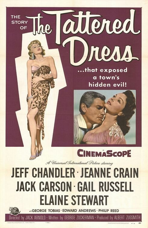 Обложка (Постер) The Tattered Dress (1957) SATRip Обложка (Постер) The Tattered Dress (1957) SATRip