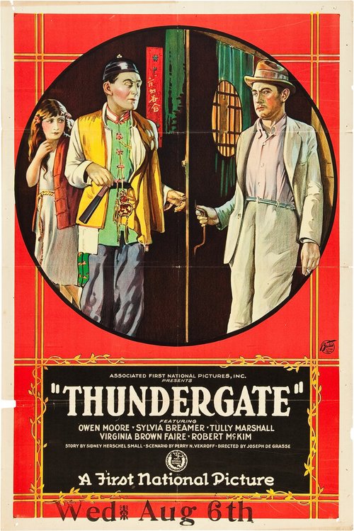 Обложка (Постер) Thundergate (1923) 