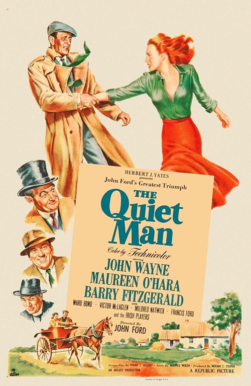Обложка (Постер) Тихий человек / The Quiet Man (1952) SATRip Обложка (Постер) Тихий человек / The Quiet Man (1952) SATRip