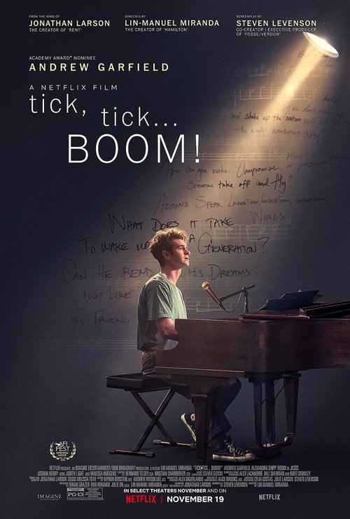 Обложка (Постер) Тик-так... БУМ! / tick, tick...BOOM! (2021) HDRip Обложка (Постер) Тик-так... БУМ! / tick, tick...BOOM! (2021) HDRip