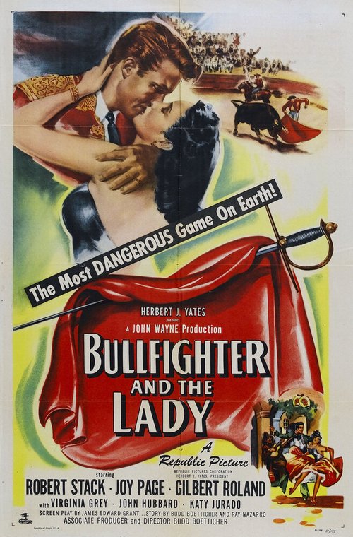 Обложка (Постер) Тореадор и Леди / Bullfighter and the Lady (1951) SATRip Обложка (Постер) Тореадор и Леди / Bullfighter and the Lady (1951) SATRip