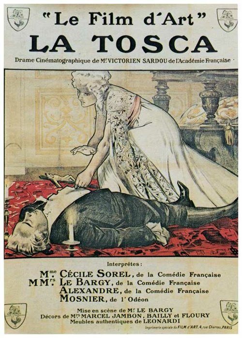 Обложка (Постер) Тоска / La Tosca (1909) Обложка (Постер) Тоска / La Tosca (1909)