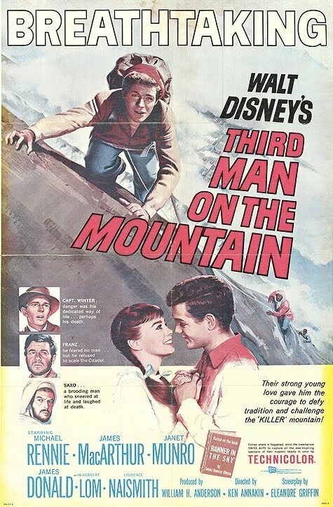 Обложка (Постер) Третий человек на горе / Third Man on the Mountain (1959) SATRip