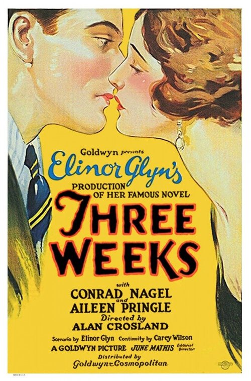Обложка (Постер) Три недели / Three Weeks (1924) SATRip