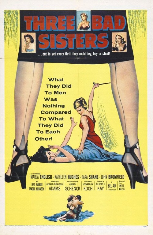 Обложка (Постер) Три плохие сестры / Three Bad Sisters (1956) SATRip Обложка (Постер) Три плохие сестры / Three Bad Sisters (1956) SATRip