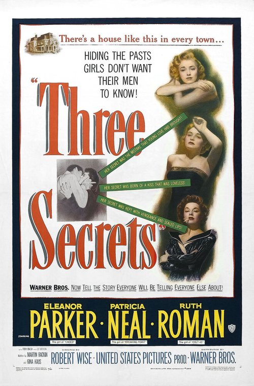 Обложка (Постер) Три тайны / Three Secrets (1950) SATRip