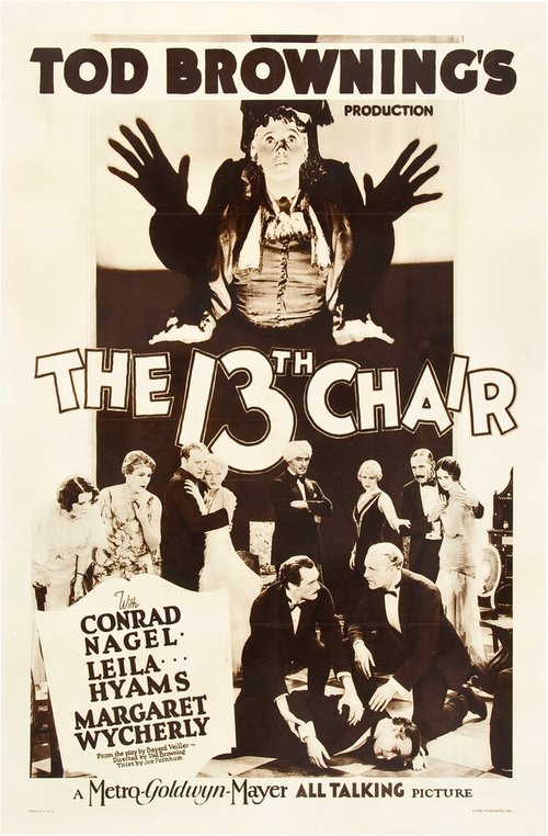 Обложка (Постер) Тринадцатый стул / The Thirteenth Chair (1929) SATRip
