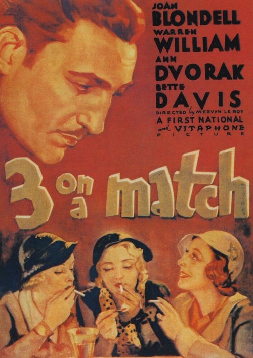 Обложка (Постер) Трое в паре / Three on a Match (1932) SATRip