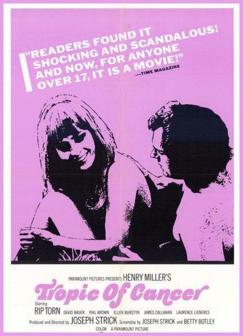 Обложка (Постер) Тропик Рака / Tropic of Cancer (1970) SATRip Обложка (Постер) Тропик Рака / Tropic of Cancer (1970) SATRip