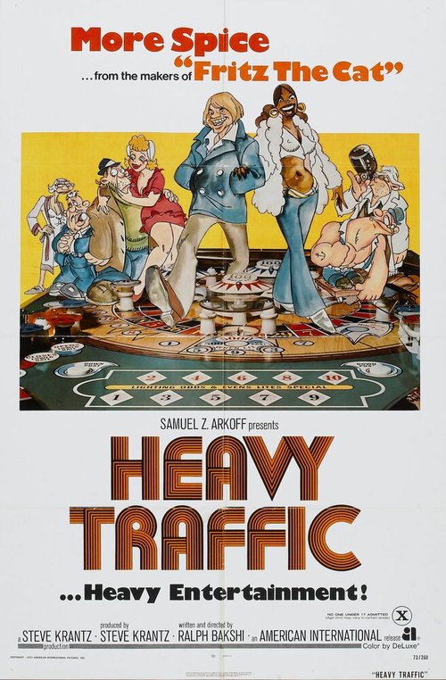 Обложка (Постер) Трудный путь / Heavy Traffic (1973) SATRip