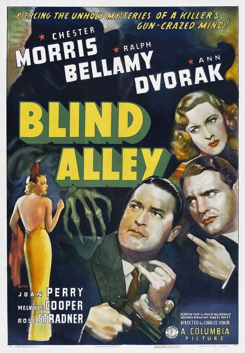 Обложка (Постер) Тупик / Blind Alley (1939) SATRip Обложка (Постер) Тупик / Blind Alley (1939) SATRip