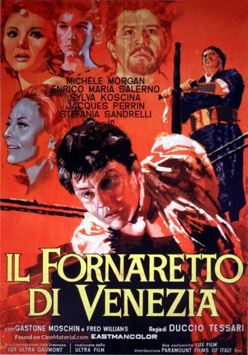 Обложка (Постер) Ученик булочника из Венеции / Il fornaretto di Venezia (1963) Обложка (Постер) Ученик булочника из Венеции / Il fornaretto di Venezia (1963)