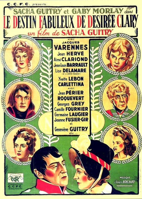 Обложка (Постер) Удивительная судьба Дезире Клари / Le destin fabuleux de Désirée Clary (1942) SATRip Обложка (Постер) Удивительная судьба Дезире Клари / Le destin fabuleux de Désirée Clary (1942) SATRip