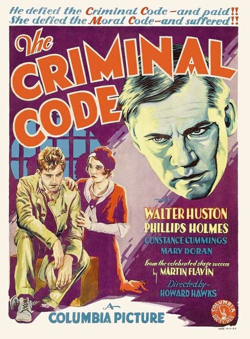 Обложка (Постер) Уголовный кодекс / The Criminal Code (1930) SATRip
