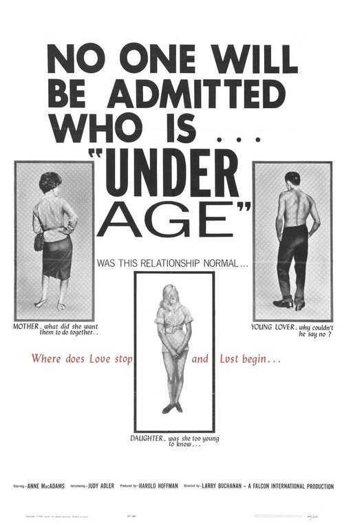 Обложка (Постер) Under Age (1964) SATRip