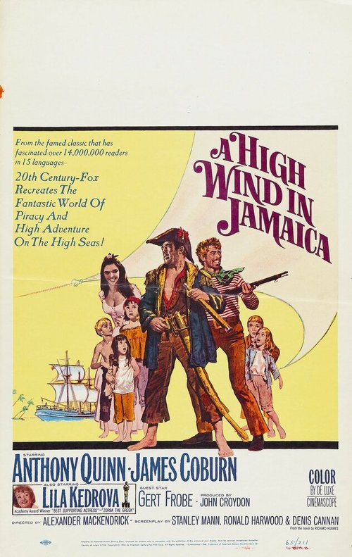 Обложка (Постер) Ураган над Ямайкой / A High Wind in Jamaica (1965) SATRip Обложка (Постер) Ураган над Ямайкой / A High Wind in Jamaica (1965) SATRip