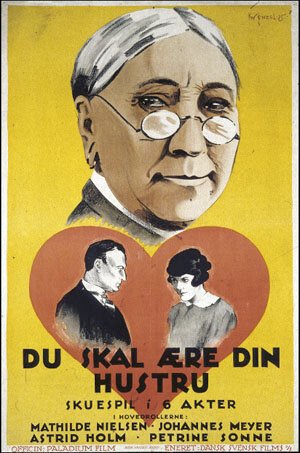 Обложка (Постер) Уважай свою жену / Du skal ære din hustru (1925) SATRip