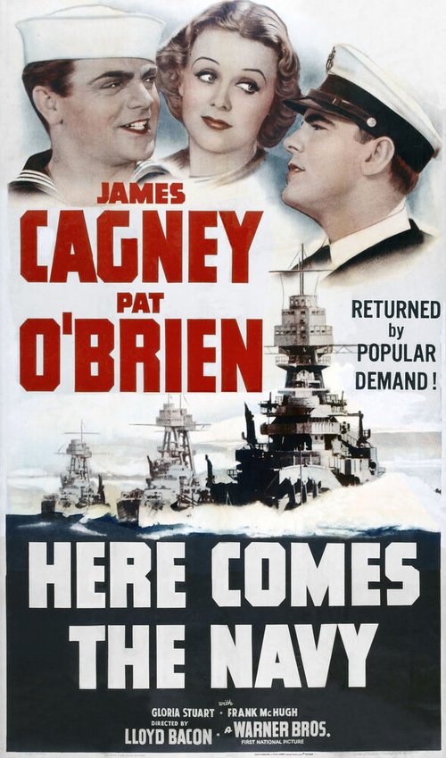 Обложка (Постер) В дело вступает флот / Here Comes the Navy (1934) SATRip