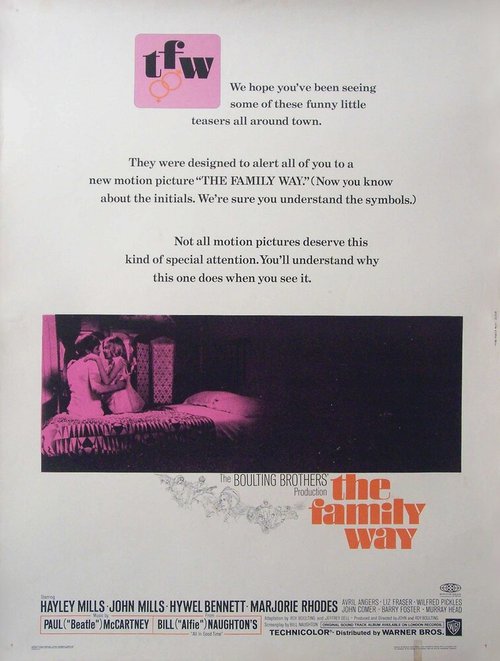 Обложка (Постер) В интересном положении / The Family Way (1966) SATRip Обложка (Постер) В интересном положении / The Family Way (1966) SATRip