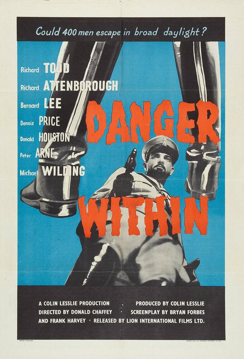 Обложка (Постер) В опасности / Danger Within (1959) SATRip