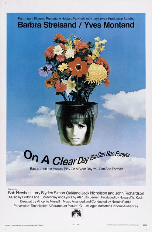 Обложка (Постер) В ясный день увидишь вечность / On a Clear Day You Can See Forever (1970) SATRip Обложка (Постер) В ясный день увидишь вечность / On a Clear Day You Can See Forever (1970) SATRip