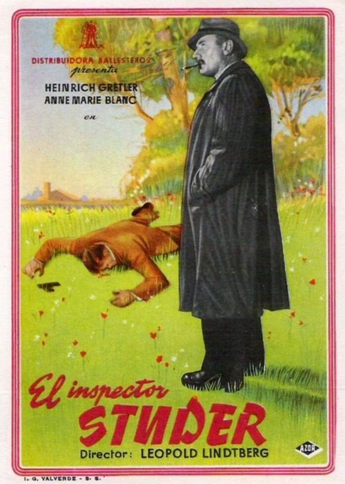 Обложка (Постер) Вахмистр Штудер / Wachtmeister Studer (1939) SATRip