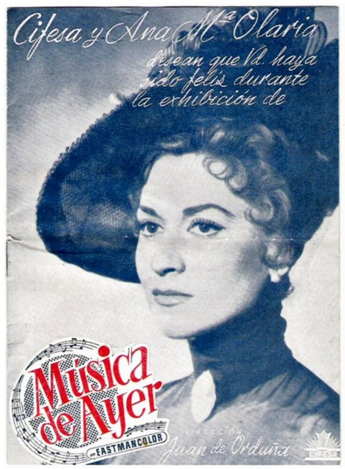 Обложка (Постер) Вчерашняя музыка / Música de ayer (1959) SATRip Обложка (Постер) Вчерашняя музыка / Música de ayer (1959) SATRip