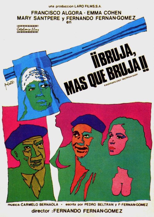 Обложка (Постер) Ведьма, какая ведьма! / Bruja, más que bruja (1976) SATRip