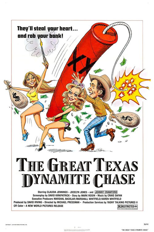 Обложка (Постер) Великая техасская погоня с динамитом / The Great Texas Dynamite Chase (1976) SATRip Обложка (Постер) Великая техасская погоня с динамитом / The Great Texas Dynamite Chase (1976) SATRip