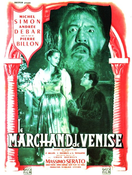 Обложка (Постер) Венецианский купец / Le marchand de Venise (1953) SATRip Обложка (Постер) Венецианский купец / Le marchand de Venise (1953) SATRip