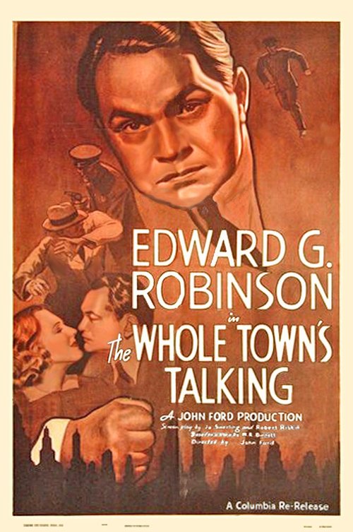 Обложка (Постер) Весь город говорит / The Whole Town's Talking (1935) SATRip