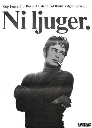 Обложка (Постер) Вы лжёте / Ni ljuger (1969) SATRip