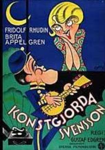 Обложка (Постер) Выдуманный Свенсон / Konstgjorda Svensson (1929) SATRip