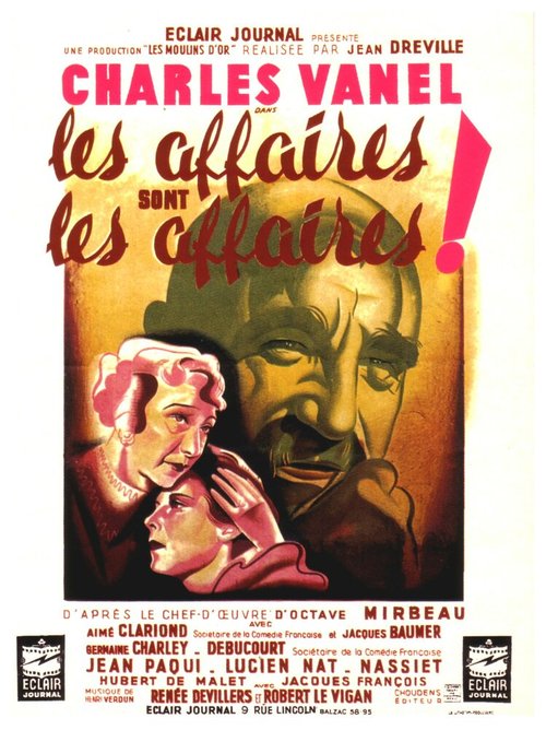 Обложка (Постер) Власть денег / Les affaires sont les affaires (1942) SATRip Обложка (Постер) Власть денег / Les affaires sont les affaires (1942) SATRip