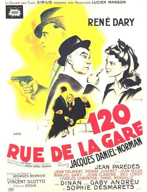 Обложка (Постер) Вокзальная улица, 120 / 120, rue de la Gare (1946) SATRip Обложка (Постер) Вокзальная улица, 120 / 120, rue de la Gare (1946) SATRip