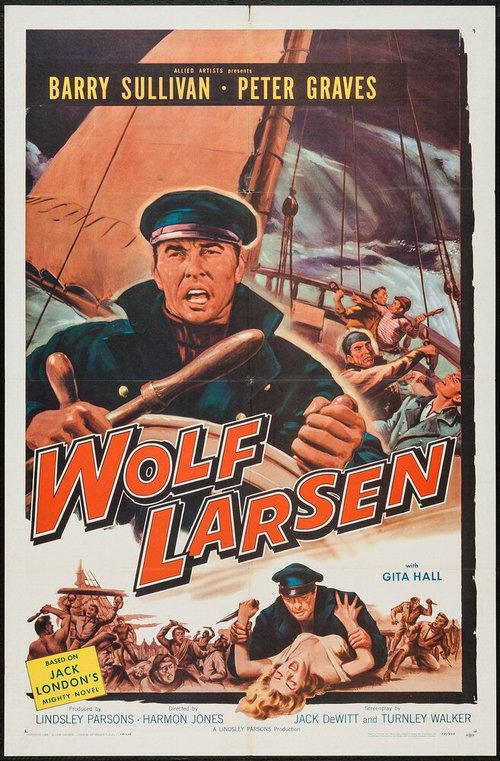 Обложка (Постер) Вольф Ларсен / Wolf Larsen (1958) SATRip Обложка (Постер) Вольф Ларсен / Wolf Larsen (1958) SATRip